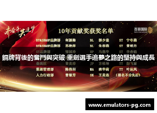 銅牌背後的奮鬥與突破 重劍選手追夢之路的堅持與成長 銅牌背後的奮鬥與突破 重劍選手追夢之路的堅持與成長